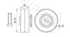 RENAU 7700860217 Deflection/Guide Pulley, v-ribbed belt